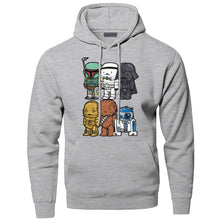Load image into Gallery viewer, Star Wars Hoodies Sweatshirts Men Yoda Darth Vader Hooded Sweatshirt Hoodie Winter Autumn Fleece Streetwear Starwars Sportswear