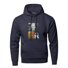 Load image into Gallery viewer, Star Wars Hoodies Sweatshirts Men Yoda Darth Vader Hooded Sweatshirt Hoodie Winter Autumn Fleece Streetwear Starwars Sportswear