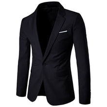 Load image into Gallery viewer, 2019 New Fashion Mens Casual Blazer Single Button Dress Blazer Jacket Men Slim Fit Mens Suit Jacket Solid Coat Men 5XL 6XL