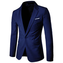 Load image into Gallery viewer, 2019 New Fashion Mens Casual Blazer Single Button Dress Blazer Jacket Men Slim Fit Mens Suit Jacket Solid Coat Men 5XL 6XL