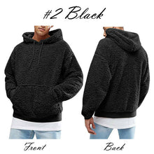 Load image into Gallery viewer, Mens Hoodies Sweatshirt Winter Warm Faux Fur Teddy Bear Long Sleeve Hooded Hoodie Tops Pullover Jumper Sweatshirts Men One Piece