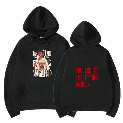 The End Of The F***ing World Hoodie Autumn Paper House Money Paper House Hoodie Women Sweatshirt Casual Streetwear Hoodies Tops
