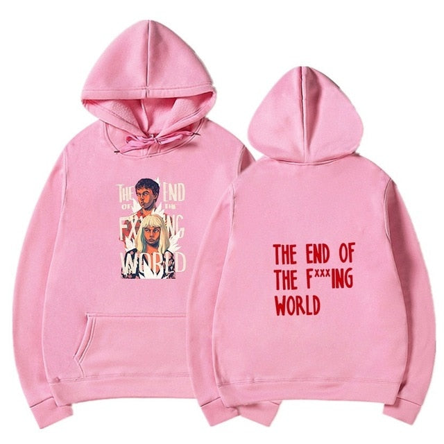 The End Of The F***ing World Hoodie Autumn Paper House Money Paper House Hoodie Women Sweatshirt Casual Streetwear Hoodies Tops