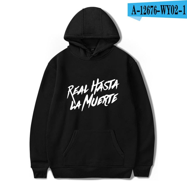 Anuel AA Album Real Hasta La Muerte Hoodies Men/women/kids hip hop hoodie Sweatshirt Spring Autumn Male/ladies kpop hoodies