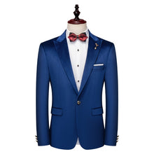 Load image into Gallery viewer, Plyesxale Green Blazer Men 2019 New Slim Fit Mens Velvet Blazers 5XL Man Blazer Casual Suit Jacket Party Wedding Blazer Q675