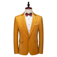 Load image into Gallery viewer, Plyesxale Green Blazer Men 2019 New Slim Fit Mens Velvet Blazers 5XL Man Blazer Casual Suit Jacket Party Wedding Blazer Q675