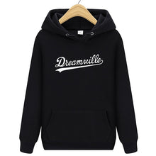 Load image into Gallery viewer, Fashion New Hoodies Men Hip Hop DREAMVILLE J Cole Logo Hooded Swag Letter Fleece J Cole Hoodie Winter Hoodies Men Pullove