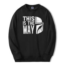 Load image into Gallery viewer, TV Show Mandalorian Way Men Sweatshirt Hoodies 2020 Spring Autumn Star Wars Streetwear Hip Hop Fashoin This Is My Way Pullover