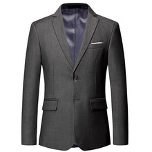 Load image into Gallery viewer, Plyesxale Blue Red Green White Gray Yellow Purple Blazer Men 2018 Slim Fit Man Blazer Casual Suit Jacket 5-6XL Men&#39;s Blazers Q65