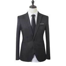 Load image into Gallery viewer, Men Slim Fit Business Leisure One Button Formal Two-Piece Suit for Groom Wedding